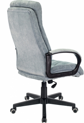 Кресло руководителя Бюрократ CH-824 Fabric серо-голубой Light-28 крестов. пластик, купить в Сыктывкаре