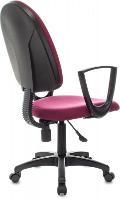 Кресло Бюрократ CH-1300N бордовый Престиж+ 3C18 крестов. пластик, купить в Сыктывкаре