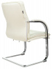 Кресло Бюрократ T-9927SL-LOW-V слоновая кость кожа низк.спин. полозья металл хром, купить в Сыктывкаре