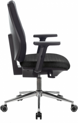 Кресло Бюрократ CH-545SL черный 38-418 крестов. металл хром, купить в Сыктывкаре