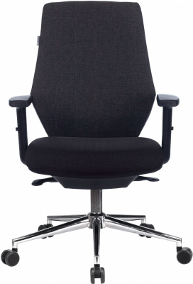 Кресло Бюрократ CH-545SL серый 38-417 крестов. металл хром, купить в Сыктывкаре