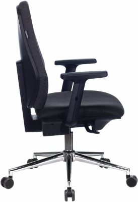 Кресло Бюрократ CH-545SL серый 38-417 крестов. металл хром, купить в Сыктывкаре