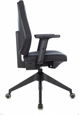 Кресло Бюрократ CH-545L черный 38-418 крестов.4-луч. пластик, купить в Сыктывкаре