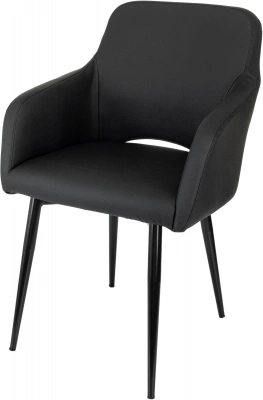 Кресло Бюрократ CH-380F черный экокожа на ножках металл, купить в Сыктывкаре