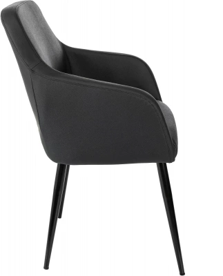 Кресло Бюрократ CH-380F черный экокожа на ножках металл, купить в Сыктывкаре