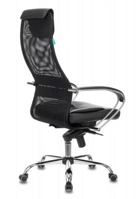 Кресло эргономичное Бюрократ CH-609SL черный TW-01 TW-11 экокожа/сетка с подголов. крестов. металл хром, купить в Сыктывкаре