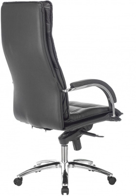 Кресло руководителя Бюрократ T-9927SL черный кожа крестов. металл хром, купить в Сыктывкаре