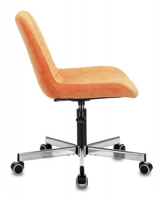 Кресло Бюрократ CH-350M оранжевый Velvet 72 крестов. металл, купить в Сыктывкаре