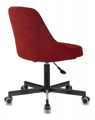 Кресло Бюрократ CH-340M бордовый Velvet 09 крестов. металл, купить в Сыктывкаре