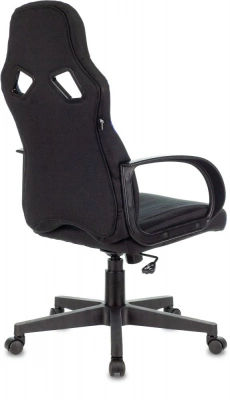 Кресло игровое Zombie RUNNER черный/синий ткань/эко.кожа крестов. пластик, купить в Сыктывкаре