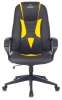 Кресло игровое Zombie 8 черный/желтый экокожа крестов. пластик, купить в Сыктывкаре