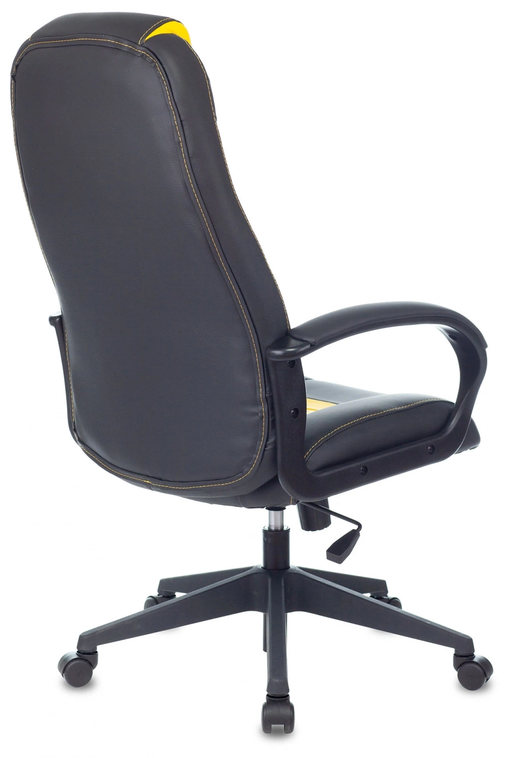 Кресло игровое Zombie 8 черный/желтый экокожа крестов. пластик, купить в Сыктывкаре