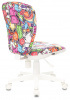 Кресло детское Бюрократ KD-W10 мультиколор маскарад крестов. пластик пластик белый — фото, характеристики, наличие в Сыктывкаре