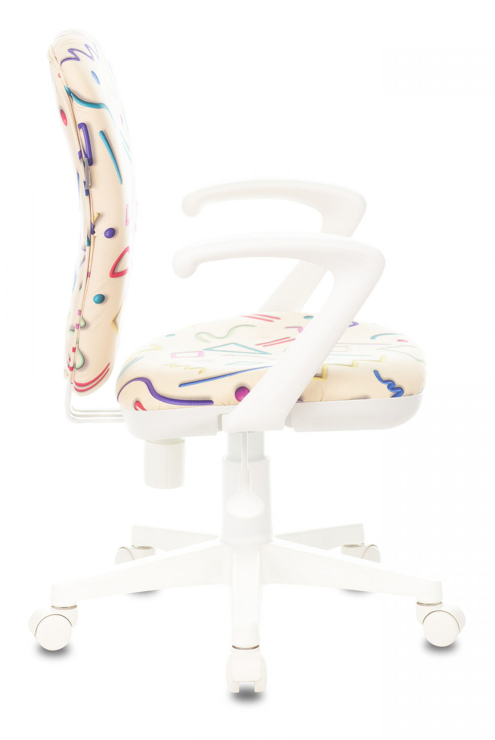 Кресло детское Бюрократ KD-W10AXSN песочный Sticks 02 крестов. пластик пластик белый — фото, характеристики, наличие в Сыктывкаре