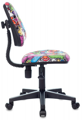 Кресло детское Бюрократ KD-4 мультиколор маскарад крестов. пластик, купить в Сыктывкаре
