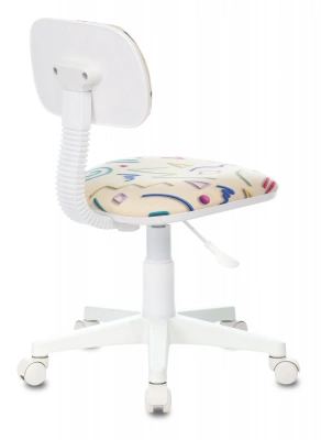 Кресло детское Бюрократ CH-W201NX песочный Sticks 02 крестов. пластик пластик белый, купить в Сыктывкаре