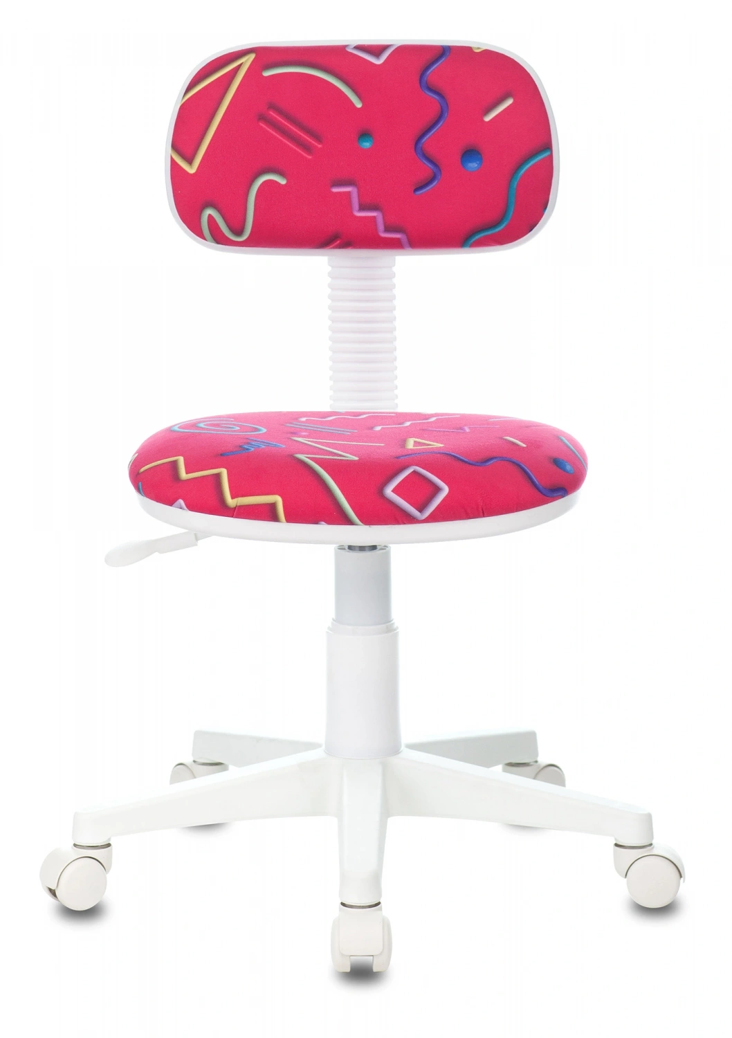 Кресло детское Бюрократ CH-W201NX малиновый Sticks 05 крестов. пластик пластик белый — фото, характеристики, наличие в Сыктывкаре