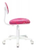Кресло детское Бюрократ CH-W201NX малиновый Sticks 05 крестов. пластик пластик белый — фото, характеристики, наличие в Сыктывкаре