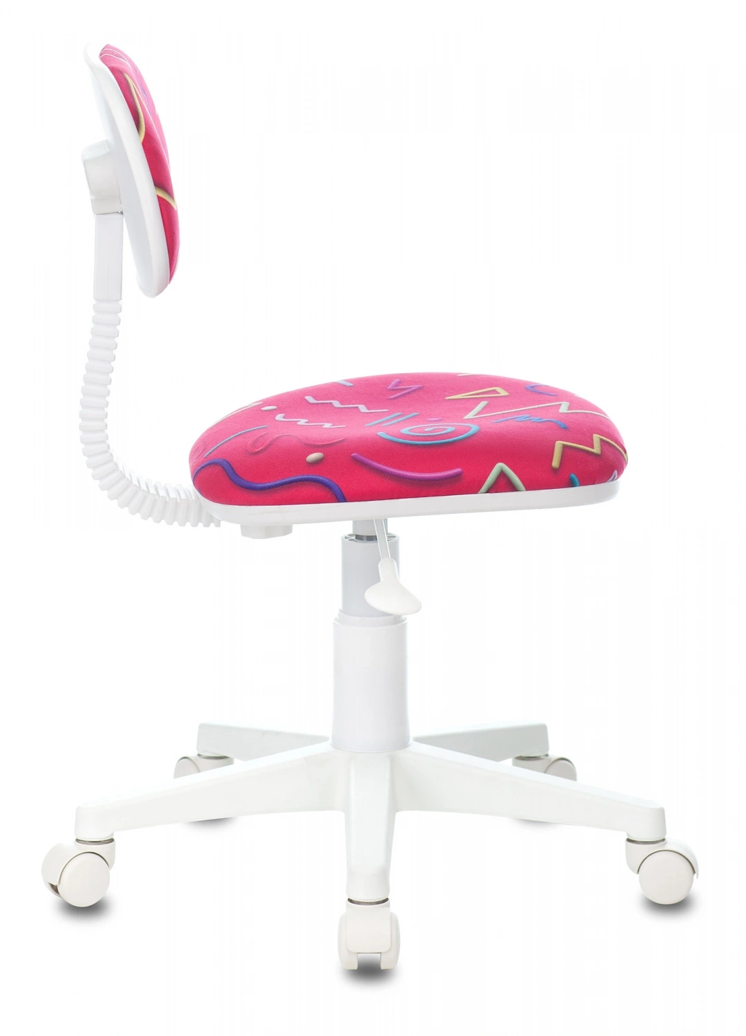 Кресло детское Бюрократ CH-W201NX малиновый Sticks 05 крестов. пластик пластик белый — фото, характеристики, наличие в Сыктывкаре