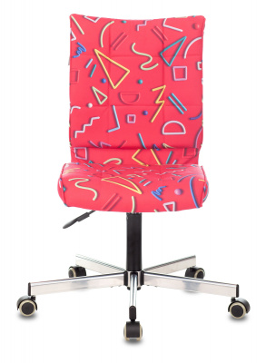 Кресло Бюрократ CH-330M малиновый Sticks 05 крестов. металл хром, купить в Сыктывкаре