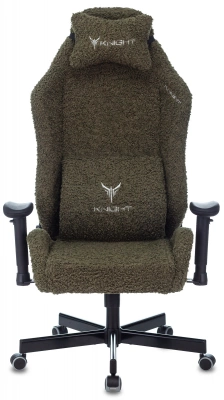 Кресло игровое Knight T1 хаки экомех с подголов. крестов. металл, купить в Сыктывкаре
