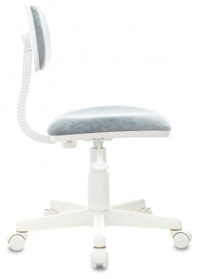 Кресло детское Бюрократ CH-W201NX серо-голубой Light-28 крестов. пластик белый пластик белый, купить в Сыктывкаре