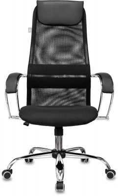 Кресло эргономичное Бюрократ CH-607SL черный TW-01 Neo Black сетка/ткань с подголов. крестов. металл хром, купить в Сыктывкаре
