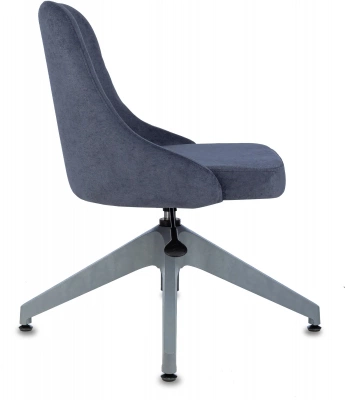 Кресло Бюрократ CH-340GLZ синий Light-27 крестов.4-луч. пластик пластик серый, купить в Сыктывкаре