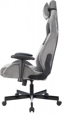 Кресло игровое Knight Outrider серый Light-19 с подголов. крестов. металл, купить в Сыктывкаре