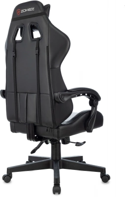 Кресло игровое Zombie GAME TETRA черный/красный экокожа крестов. пластик, купить в Сыктывкаре