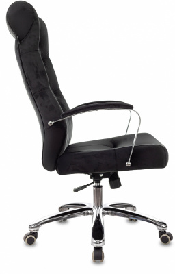 Кресло руководителя Бюрократ T-9928SL Fabric черный Holland 75 крестов. металл хром, купить в Сыктывкаре