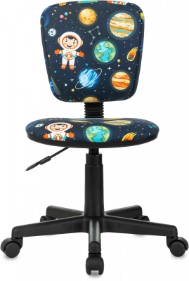 Кресло детское Бюрократ CH-204NX темно-синий космонавт крестов. пластик, купить в Сыктывкаре