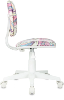 Кресло детское Бюрократ CH-W204NX мультиколор луна розовая крестов. пластик пластик белый, купить в Сыктывкаре