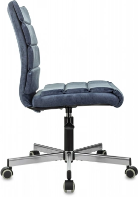 Кресло Бюрократ CH-320M синий Light-27 крестов. металл пластик черный, купить в Сыктывкаре