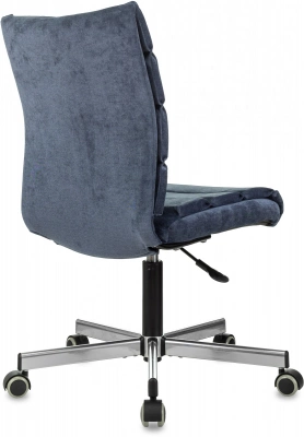 Кресло Бюрократ CH-320M синий Light-27 крестов. металл пластик черный, купить в Сыктывкаре