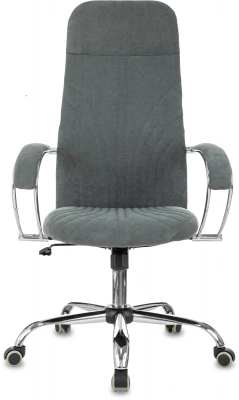 Кресло эргономичное Бюрократ CH-610SL темно-серый Alfa 44 крестов. металл хром, купить в Сыктывкаре