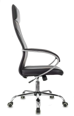 Кресло эргономичное Бюрократ CH-610SL черный экокожа крестов. металл хром, купить в Сыктывкаре