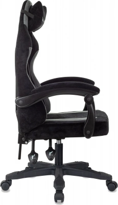 Кресло игровое Knight Wolf черный/серый крестов. пластик, купить в Сыктывкаре