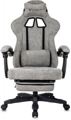 Кресло игровое Knight Lord/F серый Camby 82 крестов. пластик подст.для ног, купить в Сыктывкаре