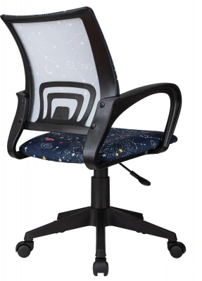 Кресло детское Бюрократ Burokids 1 темно-синий зодиак крестов. пластик пластик черный, купить в Сыктывкаре