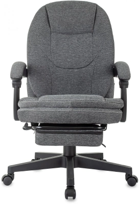 Кресло руководителя Бюрократ CH-868MSG-BF серый 3C1 крестов. пластик подст.для ног пластик черный, купить в Сыктывкаре