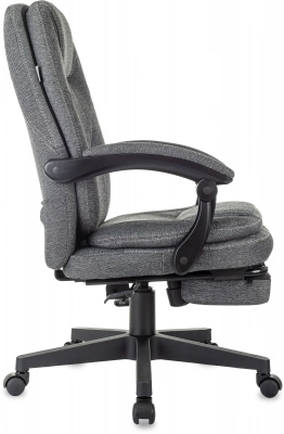 Кресло руководителя Бюрократ CH-868MSG-BF серый 3C1 крестов. пластик подст.для ног пластик черный, купить в Сыктывкаре