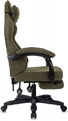 Кресло игровое Knight Lord/F хаки экомех крестов. пластик подст.для ног, купить в Сыктывкаре