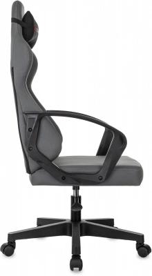 Кресло игровое Zombie 1 серый/черный крестов. пластик, купить в Сыктывкаре