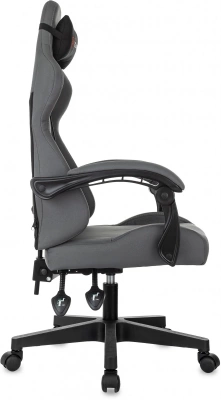 Кресло игровое Zombie 2 серый/черный крестов. пластик, купить в Сыктывкаре