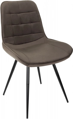 Стул для дома Бюрократ CH-K2_4 комплект 4шт коричневый Holland 74 металл черный на ножках (CH-K2_1/HL74_4), купить в Сыктывкаре