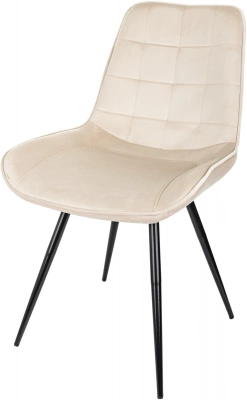 Стул для дома Бюрократ CH-K2_4 комплект 4шт бежевый Holland 06 металл черный на ножках (CH-K2_1/HL07_4), купить в Сыктывкаре