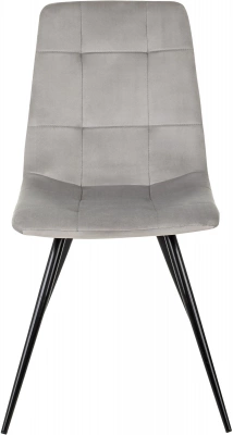 Стул для дома Бюрократ CH-K1_4 комплект 4шт св.серый Holland 09 металл черный на ножках (CH-K1_1/HL09_4), купить в Сыктывкаре