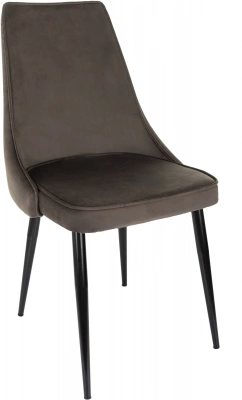 Стул для дома Бюрократ CH-K4_2 комплект 2шт коричневый Holland 74 металл черный на ножках (CH-K4_1/HL74_2), купить в Сыктывкаре