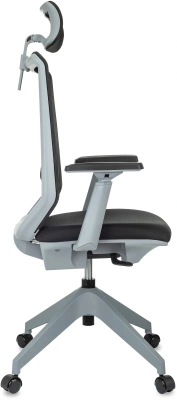 Кресло эргономичное Бюрократ MC-G611NL-H черный Elastic-102 с подголов. крестов.4-луч. пластик пластик серый, купить в Сыктывкаре